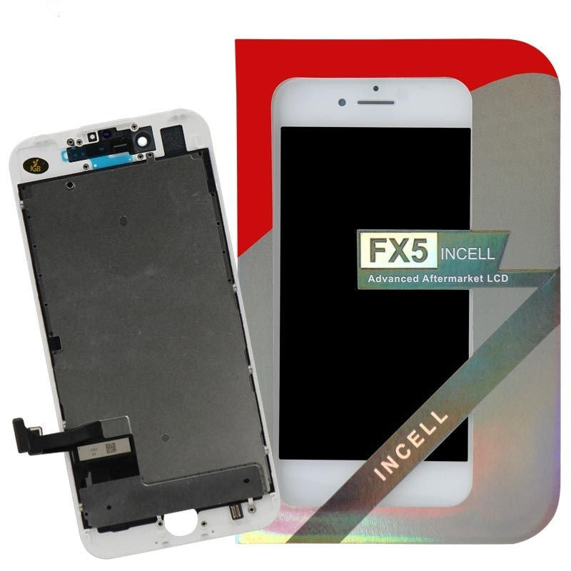 FX5 Incell - Aftermarket LCD Screen and Digitizer Assembly for iPhone 7 (White)