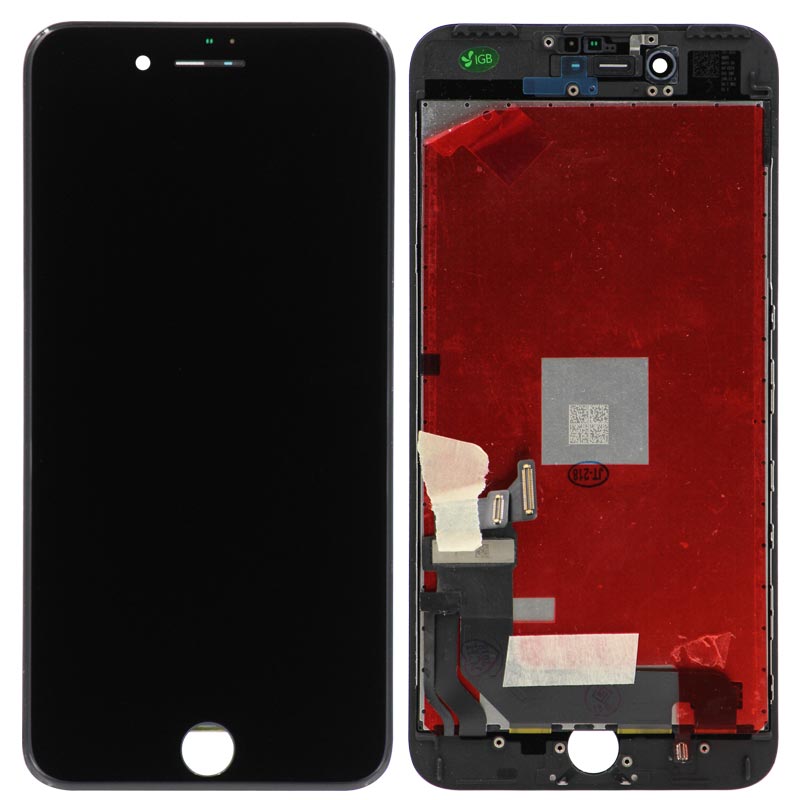 Premium Refurbished - LCD Screen and Digitizer Assembly for iPhone 7 Plus (Black)