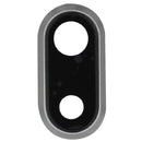 (10 Pack) Rear Camera Lens with Bracket for iPhone 8 Plus (Silver)