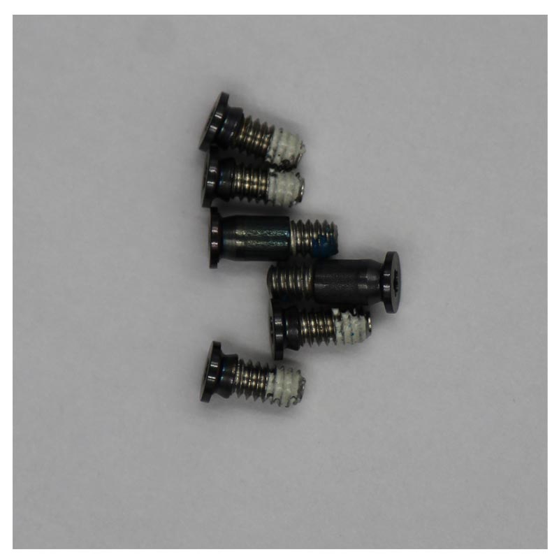 Replacement Screw Set for MacBook Pro 13"/15"(A1706/A1707/A1708), Space Gray