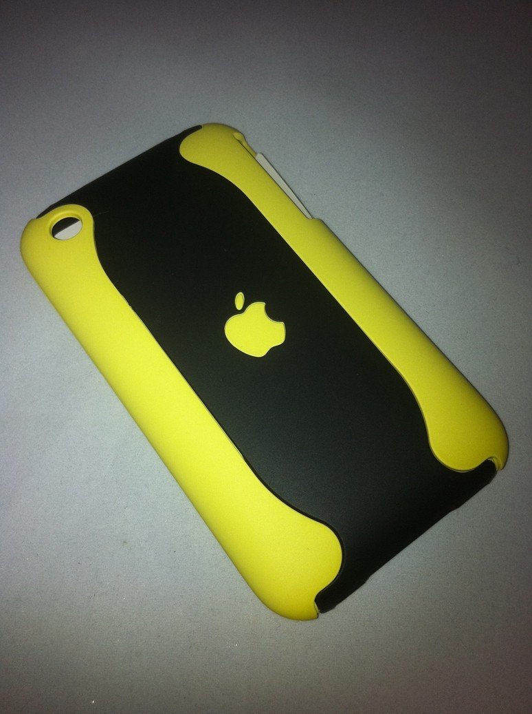 iPhone 3G-3Gs Case - Yellow-Black