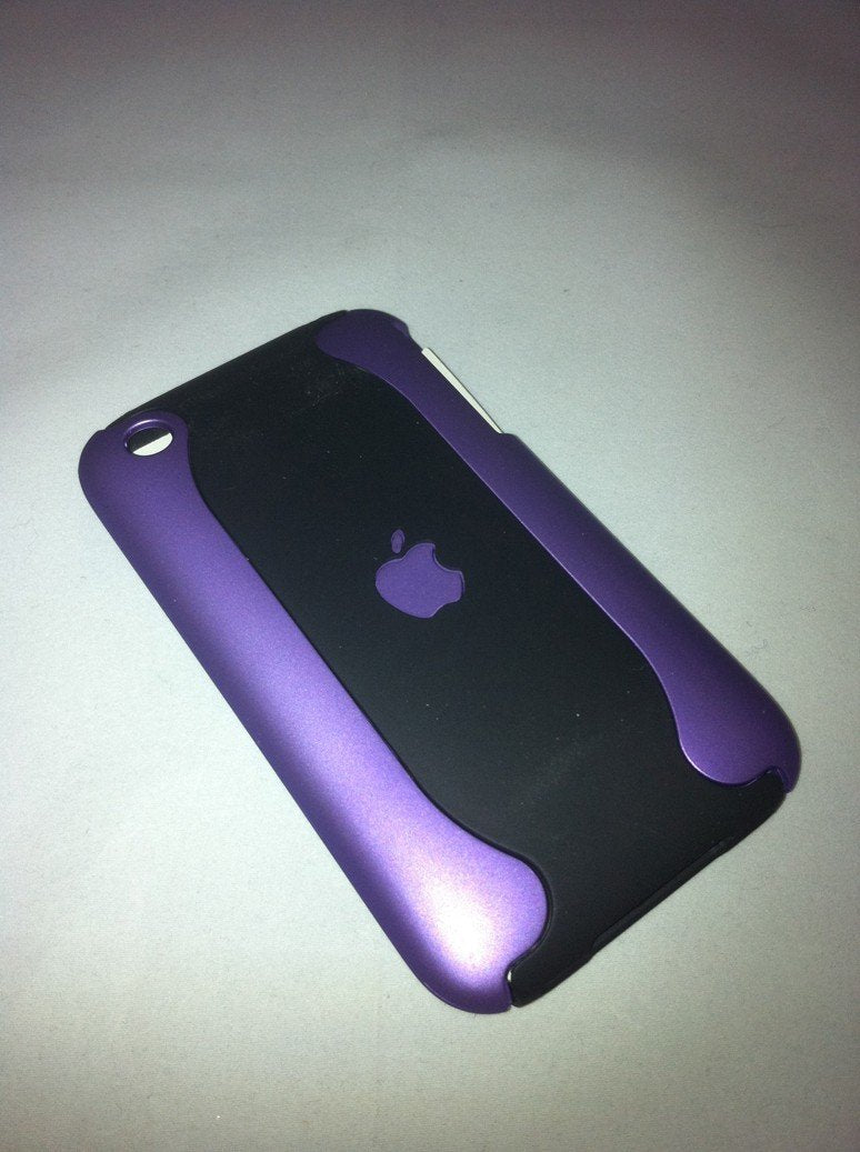 iPhone 3G-3Gs Case - Purple-Black