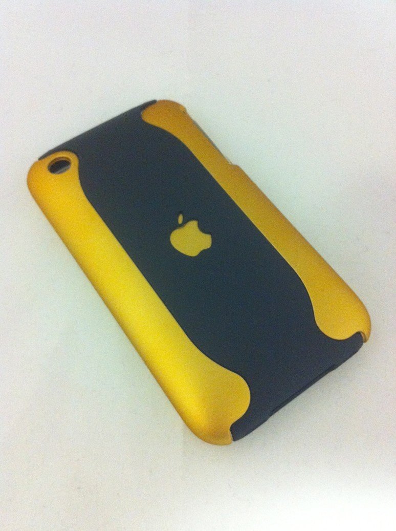 iPhone 3G-3Gs Case - Gold-Black