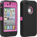 iPhone 4 Otterbox Defender Series - Black-Pink
