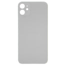 (Big Hole) Glass Back Cover for iPhone 11 (No Logo) (White)