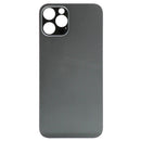 (Big Hole) Glass Back Cover for iPhone 12 Pro (No Logo) (Graphite)