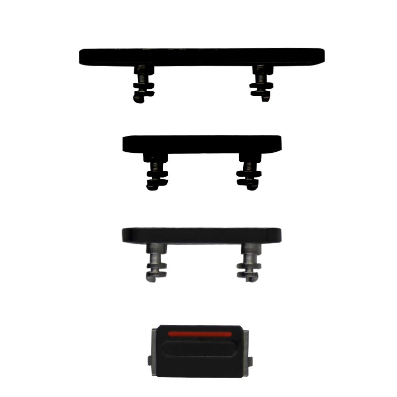 Replacement Button Set for the iPhone 12 Pro & iPhone 12 Pro Max, Black