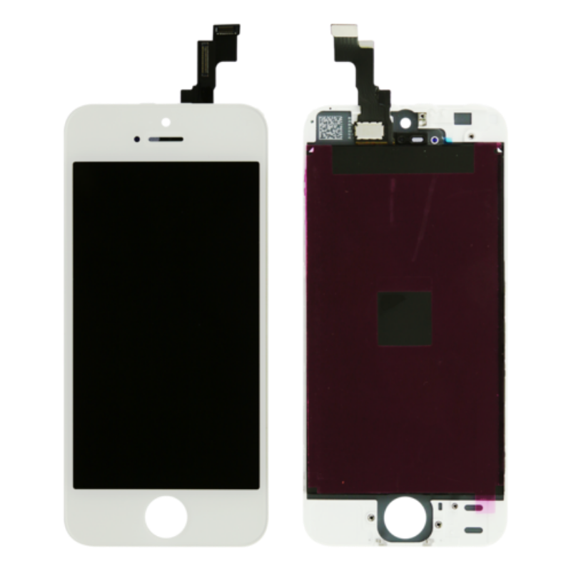 FX5 - Aftermarket LCD Screen and Digitizer Assembly for iPhone 5S / SE (White)
