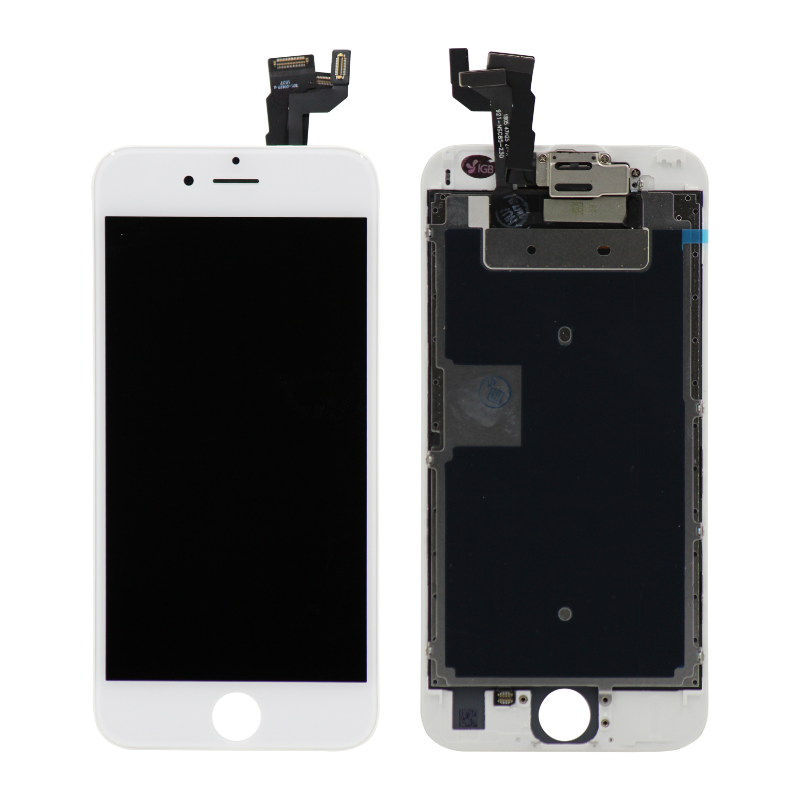 Complete Assembly - LCD Screen and Digitizer Assembly for iPhone 6S (Front camera / Prox Sensor / Earspeaker Pre-Installed) (White)
