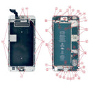 (5 Pack) Bulk Screw Sets with Screw Position Map for iPhone 6S Plus