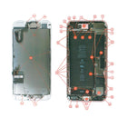 (5 Pack) Bulk Screw Sets with Screw Position Map for iPhone 7 Plus