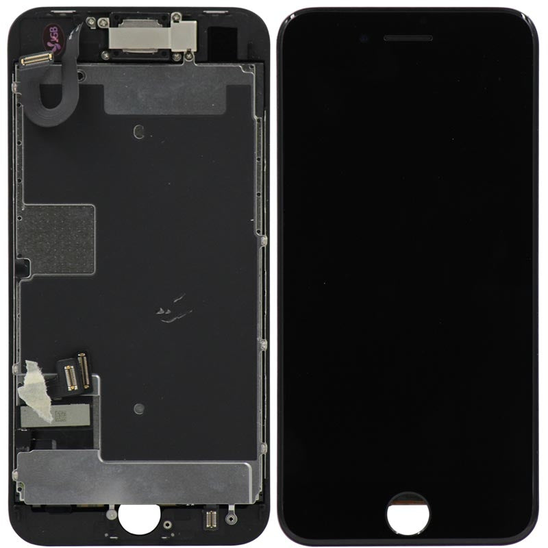 Complete Assembly - LCD Screen and Digitizer Assembly for iPhone 8 / SE (2020) (Front camera / Prox Sensor / Earspeaker Pre-Installed) (Black)