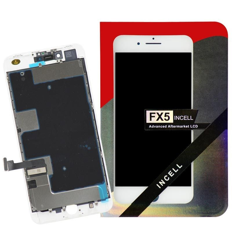 FX5 Incell - Aftermarket LCD Screen and Digitizer Assembly for iPhone 8 Plus (White)