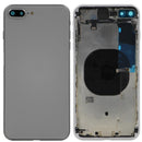 Glass Back Cover with Housing for iPhone 8 Plus (No Logo) (White)