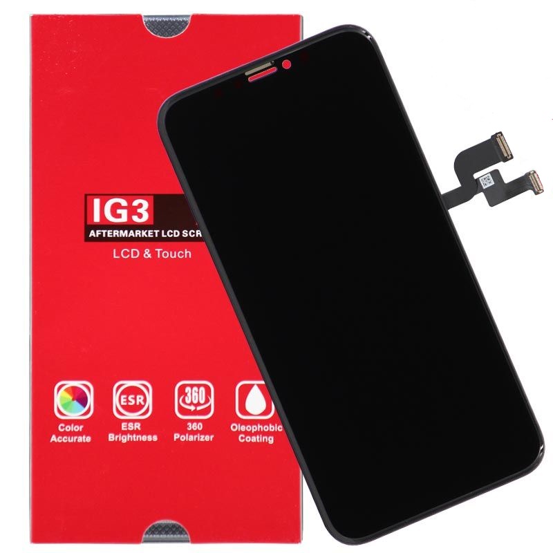 IG3 - Aftermarket LCD Screen Assembly for iPhone X (Black)