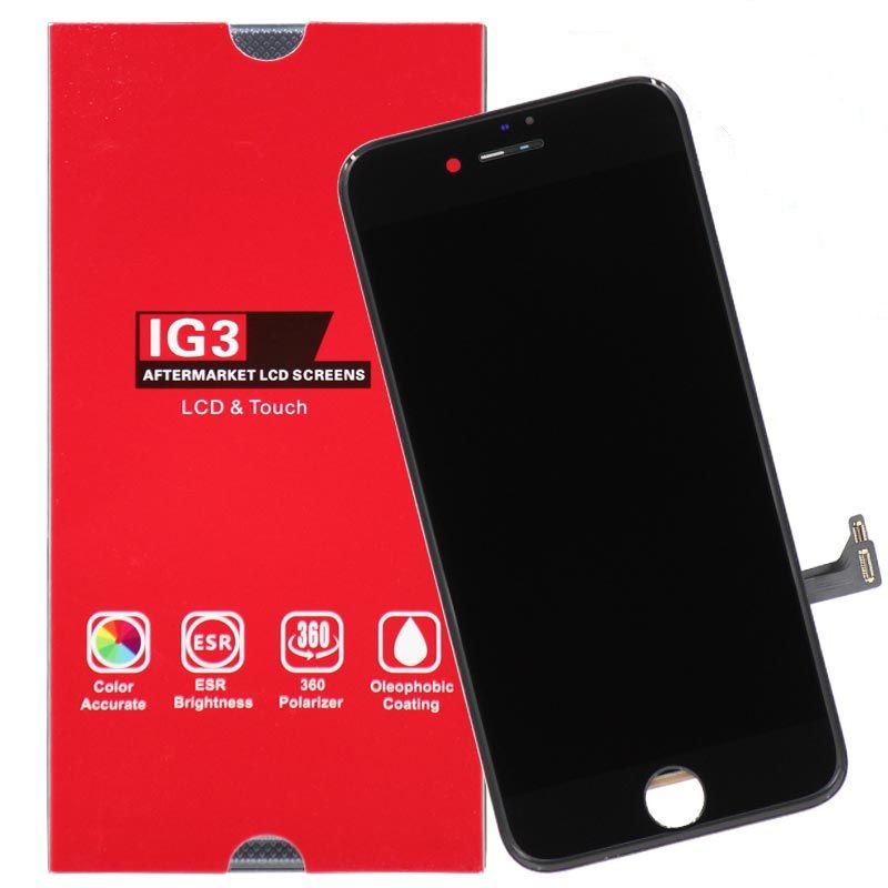 IG3 - Aftermarket LCD Screen and Digitizer Assembly for iPhone 7 (Black)