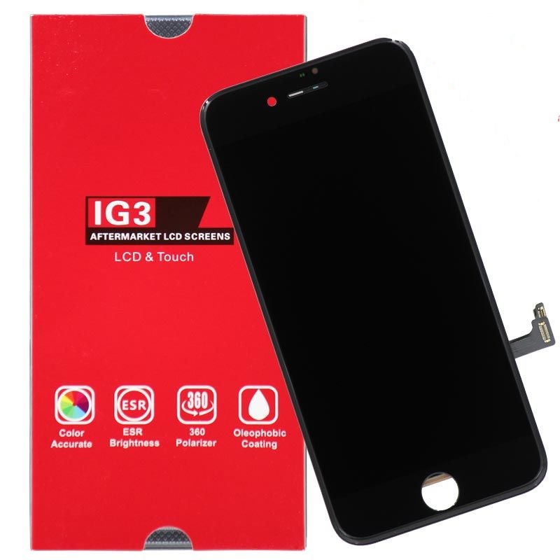 IG3 - Aftermarket LCD Screen and Digitizer Assembly for iPhone 8 / SE (2020) (Black)