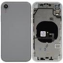Glass Back Cover with Housing for iPhone XR (No Logo) (White)