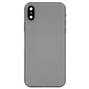 Glass Back Cover with Housing for iPhone XS (No Logo) (White)
