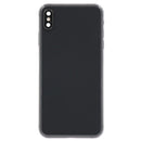 Glass Back Cover with Housing for iPhone XS Max (No Logo) (Black)