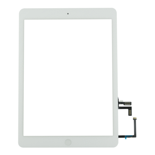 Aftermarket w/ Home Button - Glass and Digitizer Touch Panel for iPad Air 1 / iPad 5 (White)