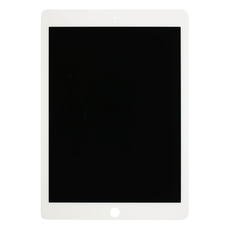 Aftermarket - Glass and Digitizer Full LCD Assembly for iPad Air 2 w/ Pre-installed Sleep / Wake Flex (White)